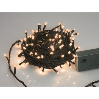 Sparkle Light LED - 12 m - 160 arizona witte lampen - groene draad - modulator