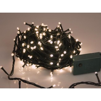 Sparkle Light LED - 16 m - 240 arizona witte lampen - groene draad - modulator