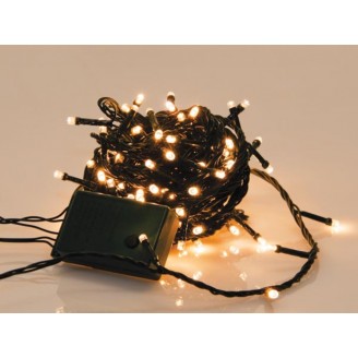 Sparkle Light LED - 8 m - 120 arizona witte lampen - groene draad - modulator