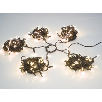 Speed Light LED - Continu - 280 warm witte lampen - groene draad - 24 V (voor boom van 210 cm)
