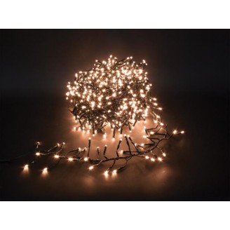 Twistlight LED - 12 m - 1020 arizona witte lampen - zwart draad - 31V