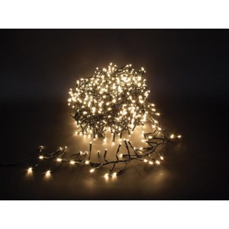 Twistlight LED - 12 m - 1020 warm witte lampen - zwart draad - 31V