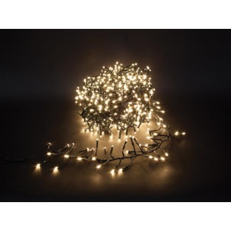 Twistlight LED - 18 m - 1530 warm witte lampen - zwart draad - 31V