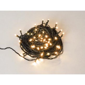 Twistlight LED - 3 m - 250 arizona witte lampen - zwart draad - 31V