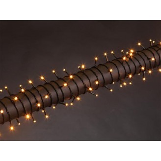 LUNA LED - 12 m - 160 leds - arizona wit - groene kabel - modulator - 24 V