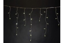 RANA LED - 2 x 0.6 m - 72 leds - warmwit - transparante kabel - modulator - 24 V