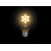 Deco bulb - ledlamp - filament (goudkleurig) in de vorm van een sneeuwvlok - E27
