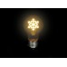 Deco bulb - ledlamp - filament (goudkleurig) in de vorm van een sneeuwvlok - E27