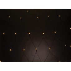 SPIKA LED - 2 x 2 m - 144 leds - warmwit - zwarte kabel - 36 V