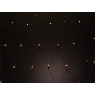 SPIKA LED - 2 x 2 m - 144 leds - warmwit - zwarte kabel - 36 V