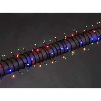 STELLA LED - 8 m - 120 leds - veelkleurig - groene kabel - 24 V