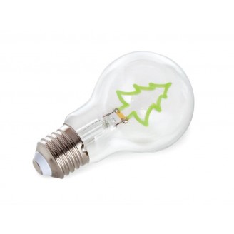 Deco bulb -  ledlamp - filament (groen) in de vorm van een boom - E27