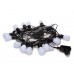 TUYA LED - 15 m - 15 witte lampen - zwarte draad - smart
