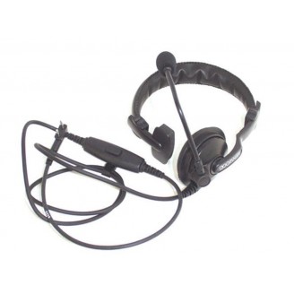KENWOOD  - KHS-7A SINGLE MUFF HEADSET WITH BOOM MIC & PTT