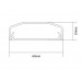 RECHTE KABELGOOT - PVC - 60 x 250 mm - WIT