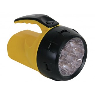 KRACHTIGE LEDZAKLAMP - 9 LEDs - 4 x AA-BATTERIJ