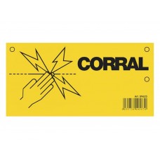 Waarschuwingsbord Corral