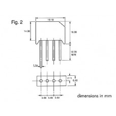 GELIJKRICHTER 50V-4A (RS401/L)