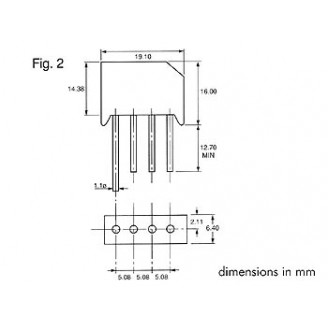 GELIJKRICHTER 50V-4A (RS401/L)