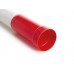 Rood/witte plastic paal zonder voet