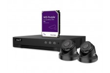 IP-VIDEOBEWAKINGSSET - 4-KANAALS NVR-RECORDER - 2 x IP DOME-CAMERA - 1 TB HD - KABELS IP-VIDEOBEWAKINGSSET - 4-KANAALS NVR-RECORDER - 2 x IP DOME-CAMERA - 1 TB HD - KABELS