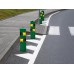Honingraat reflecterende tape 5cm x 5m - Zwart/Geel