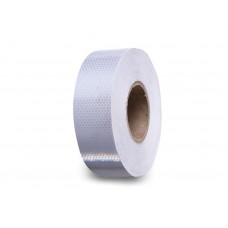 Honingraat reflecterende tape 5cm x 5m - Wit