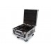 FLIGHTCASE MET 6 x HQLP10031 LED-VLOERSPOT MET ACCU