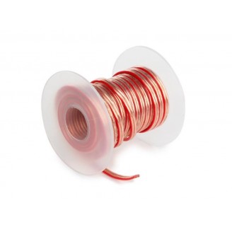 LUIDSPREKERKABEL - TRANSPARANT - 2 x 1.50 mm² - 15 m
