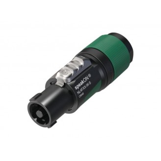 NEUTRIK - 4-polige speakON kabelconnector, schroefklemmen, trekontlasting voor kabeldiameters 6 tot 12 mm
