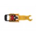 Coaxiale kabelstripper met 2 mesjes