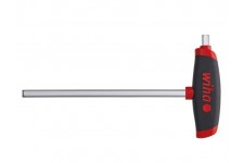 Wiha L-sleutel met T-greep ComfortGrip Zeskant MagicRing  met zijaandrijving, mat verchroomd (45440) 3 x 100 mm