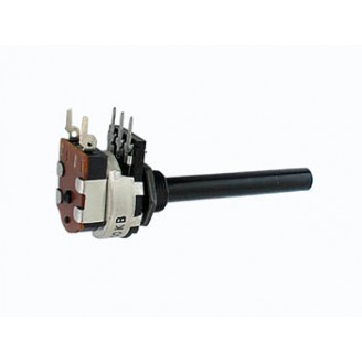 POTMETER MONO LOG 220K WITH SWITCH