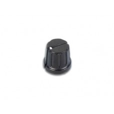 KNOP (ZWART MET WITTE PUNT 15.5mm/3mm)