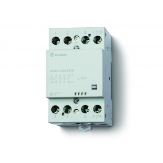 DIN-railschakelaar 4 x NO 230 VAC 40 A