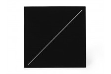 Edge Lit bedieningsmodule met 2 aanraaktoetsen (zwarte versie)