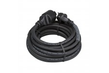 RUBBER VERLENGKABEL MET KRIMPKOUS - 3G2.5 - 20 m - PENAARDE