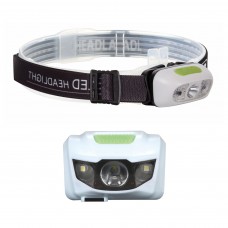 LED-HOOFDLAMP - MET AAN/UIT-SENSOR - OPLAADBAAR