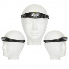 HOOFDLAMP MET 3 ZEER HELDERE WITTE LEDS