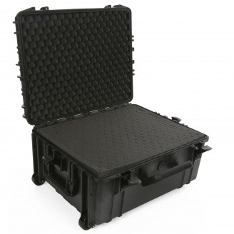 HARDE TROLLEY KOFFER - 604 x 473 x 283 mm - MET PLUKSCHUIM - 80 L