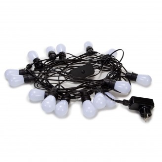 TUYA LED - 15 m - 15 meerkleurige lampen - zwarte draad - smart