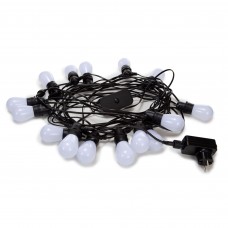 TUYA LED - 15 m - 15 witte lampen - zwarte draad - smart