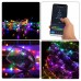 TUYA LED - 7.5 m - 75 veelkleurige lampen - transparante draad - smart