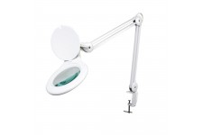 LED bureauwerklamp met vergrootglas - 8 dioptrie - 8 W - 60 LED's - wit LED bureauwerklamp met vergrootglas - 8 dioptrie - 8 W - 60 LED's - wit