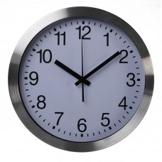 ALUMINIUM WANDKLOK -   30 cm