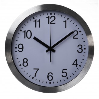 ALUMINIUM WANDKLOK -   30 cm