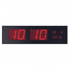 WANDKLOK MET LED-DISPLAY - 83 x 23 x 4 cm