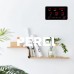 WANDKLOK MET LED-DISPLAY - 37,8 x 25,8 x 2,5 cm