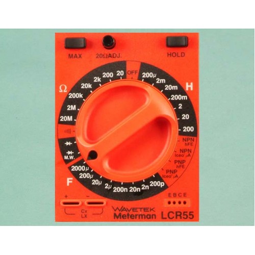 LCR meter with transistor test
