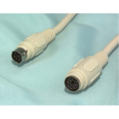 PS2 cable 6p miniDIN M => F 10m